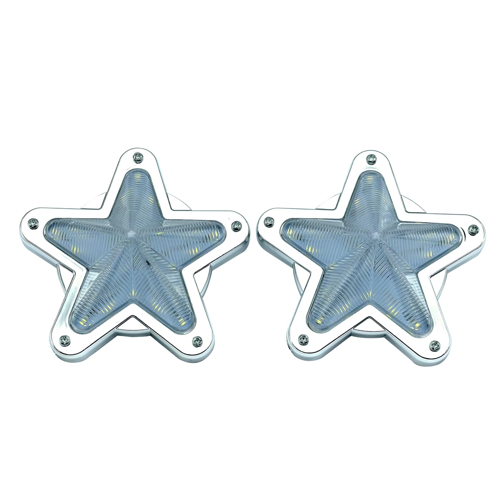 Crown Doris Universal LED Star Side Marker Lamp Light Lens Retro Truck Decor 24V Car Set of 2 White белый
Crown Doris Universal LED Star Side Marker Lamp Light Lens Retro Truck Decor 24V Car Set of 2 White белый