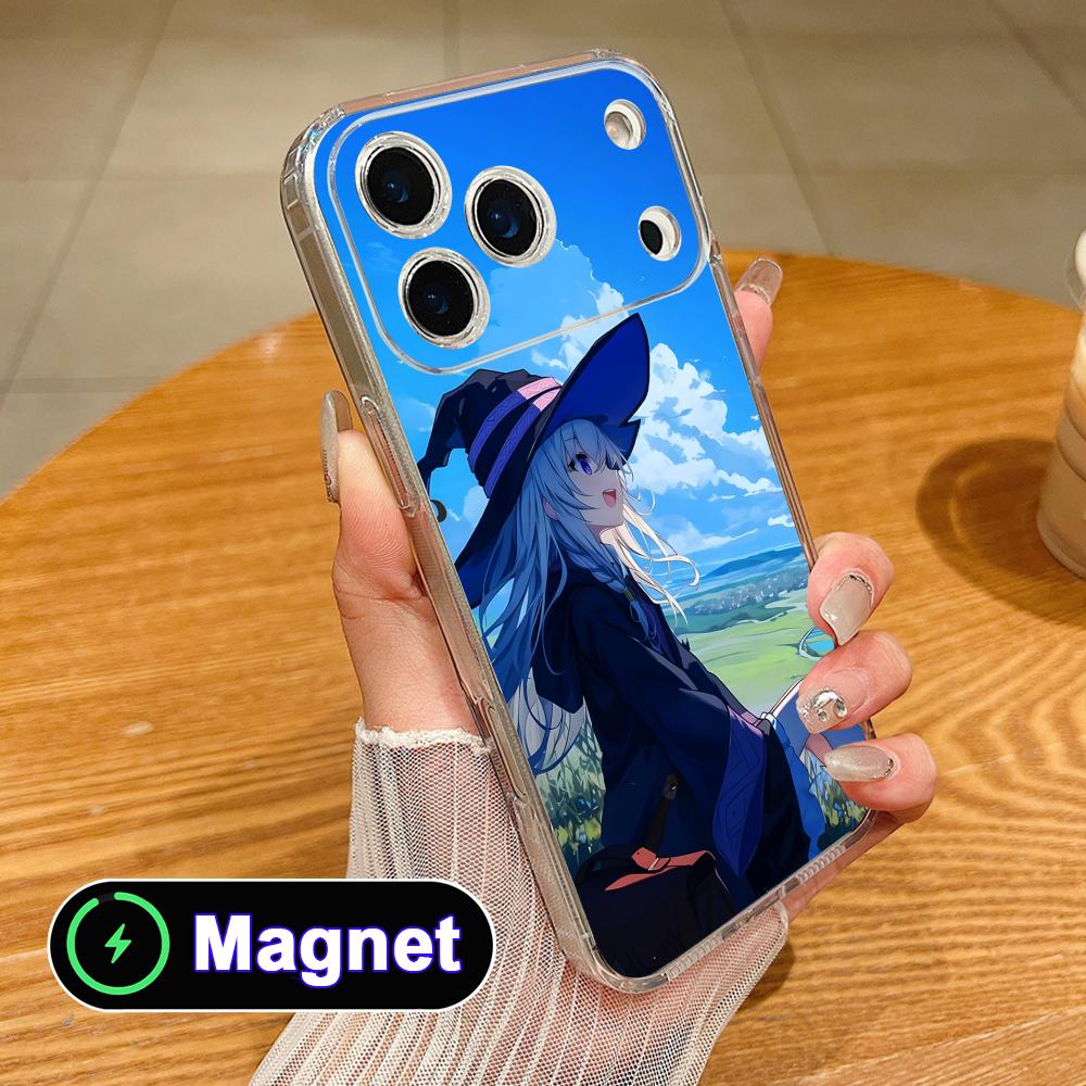 Wandering Witch Elaina Clear TPU Magsafe Mobile Phone Case for iPhone 17 16 15 14 13 12 11 Air Pro Max Plus Mini Colorful Cover iPhone 11 Pro Max
Wandering Witch Elaina Clear TPU Magsafe Mobile Phone Case for iPhone 17 16 15 14 13 12 11 Air Pro Max Plus Mini Colorful Cover iPhone 11 Pro Max