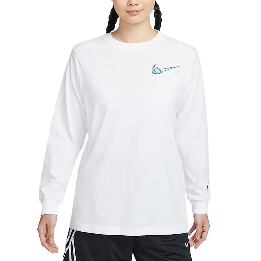 Nike Повседневная Удобная Футболка с Круглым Вырезом и Длинным Рукавом со Спущенным Плечом Женские Топы Белый HF3260-100 M
Nike Повседневная Удобная Футболка с Круглым Вырезом и Длинным Рукавом со Спущенным Плечом Женские Топы Белый HF3260-100 M