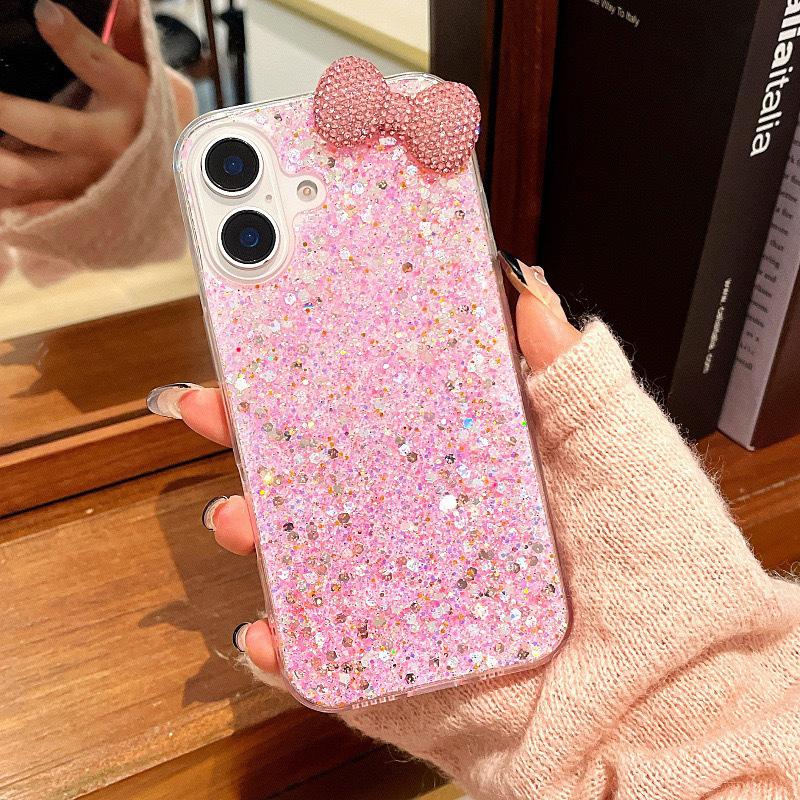 Чохол для телефону з блискітками та бантом для Apple 17promax, стрази для iPhone 16, жіночий 14, м який For iPhone 17Promax
Чохол для телефону з блискітками та бантом для Apple 17promax, стрази для iPhone 16, жіночий 14, м який For iPhone 17Promax