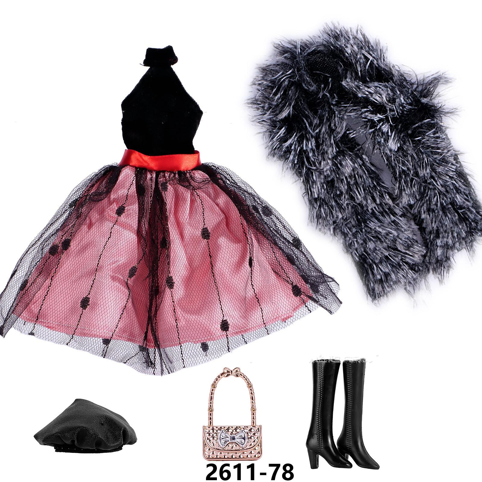 30Cm New Doll Clothes Sets Fashion Luxury Fall/Winter Series Dresses With Bows 1/6 Doll Skirt Jacket Clothing Accessories For 30cm dolls
30Cm New Doll Clothes Sets Fashion Luxury Fall/Winter Series Dresses With Bows 1/6 Doll Skirt Jacket Clothing Accessories For 30cm dolls
