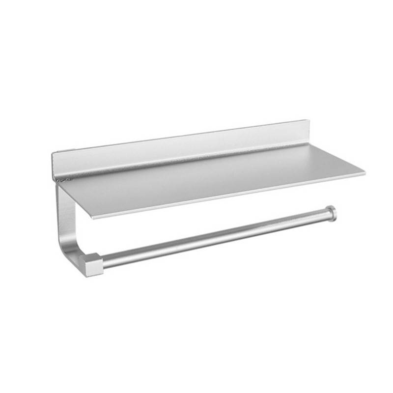 Алюминиевый держатель для туалетной бумаги для ванной комнаты, настенная полка для хранения кухонных полотенец, банных принадлежностей серебряный
Алюминиевый держатель для туалетной бумаги для ванной комнаты, настенная полка для хранения кухонных полотенец, банных принадлежностей серебряный