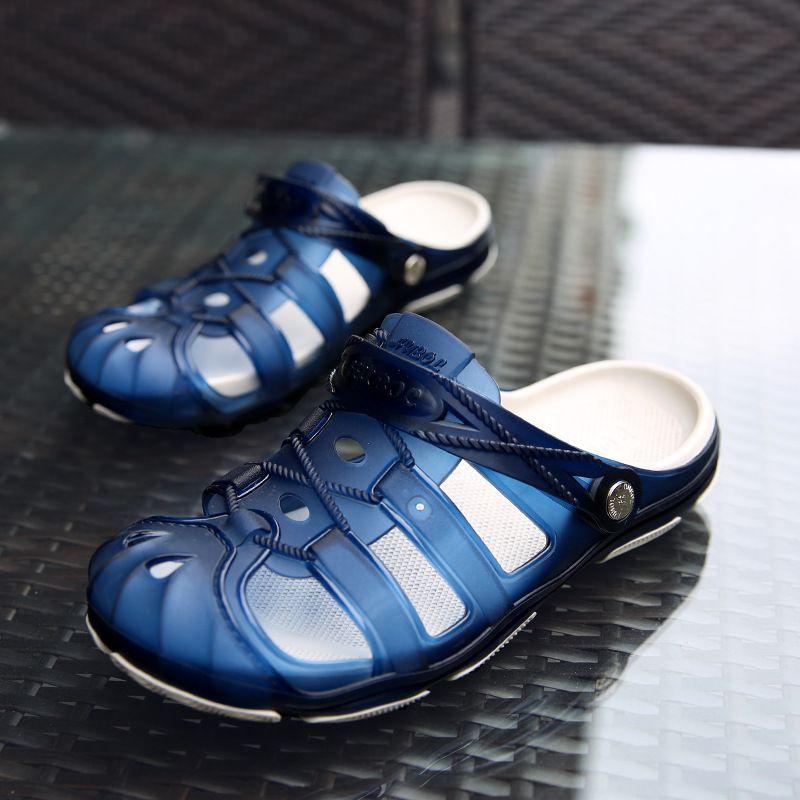 Mens Fashion Summer Honeycomb Beach Breathable Slippers Hollow Sandals Casual EU44 синий
Mens Fashion Summer Honeycomb Beach Breathable Slippers Hollow Sandals Casual EU44 синий