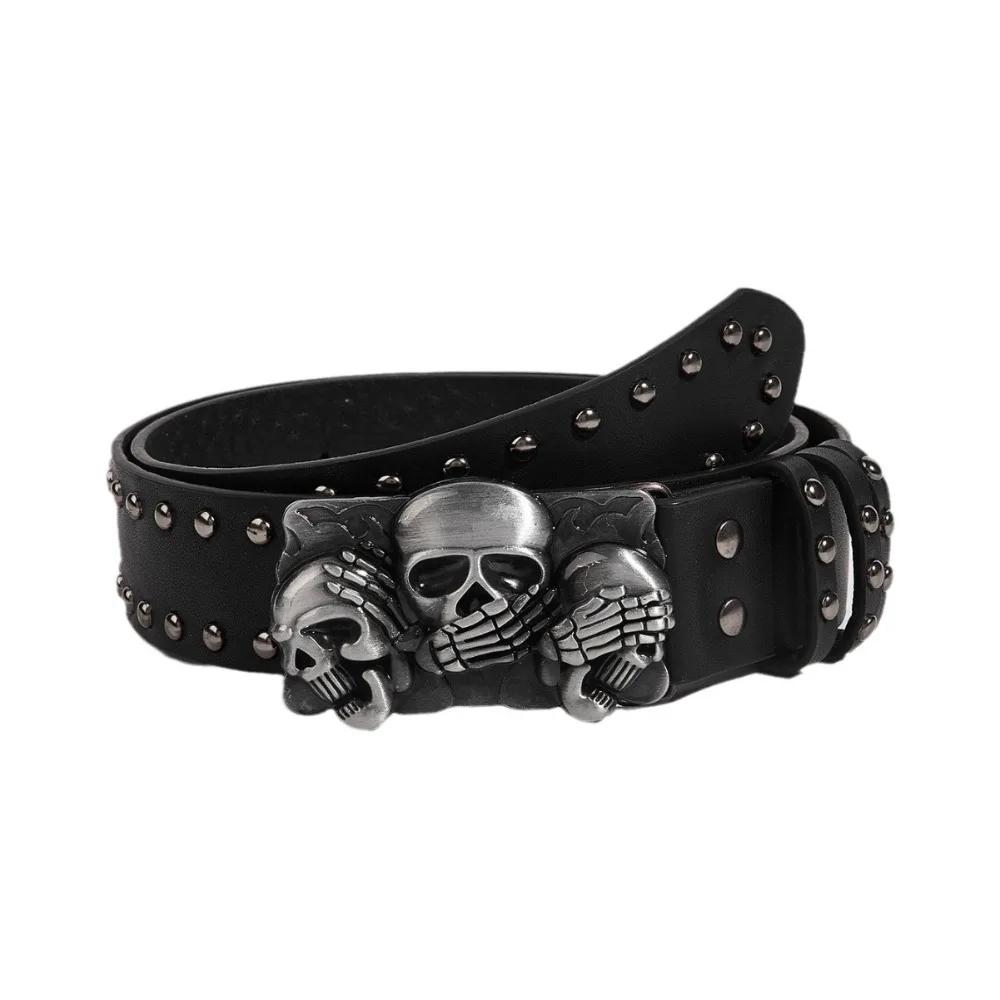 Punk Skull Belt Harajuku Gothic Leather Y2K Rivet Belts Skeleton Hand Adjustable Decoration Belt Men Girls Leather Belt Unisex
Punk Skull Belt Harajuku Gothic Leather Y2K Rivet Belts Skeleton Hand Adjustable Decoration Belt Men Girls Leather Belt Unisex