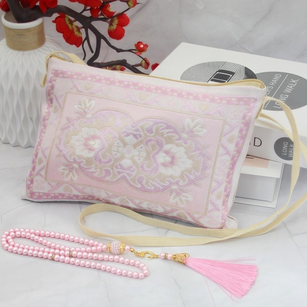 Портативний складаний килимок для молитви, нековзкий, миючий, покривало для поклоніння з чотками та сумкою для зберігання, м який килим для Рамадану рожевий
Портативний складаний килимок для молитви, нековзкий, миючий, покривало для поклоніння з чотками та сумкою для зберігання, м який килим для Рамадану рожевий