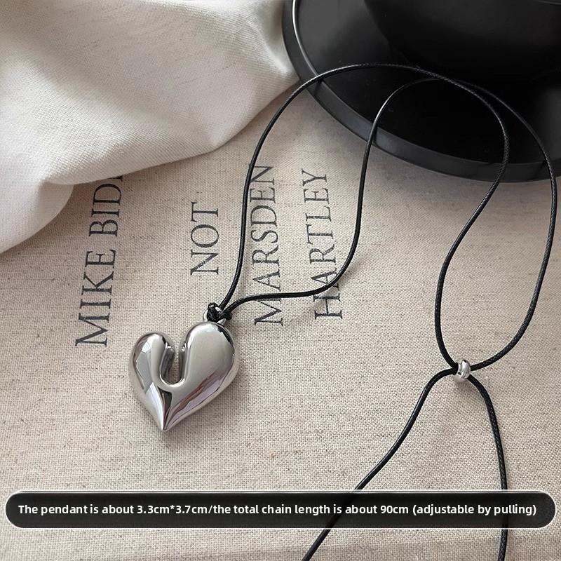 Love Pendant Necklace, Long Style Sweater Chain, Women s Accessory, Collar Chain, Neck Chain, Jewelry срібний
Love Pendant Necklace, Long Style Sweater Chain, Women s Accessory, Collar Chain, Neck Chain, Jewelry срібний