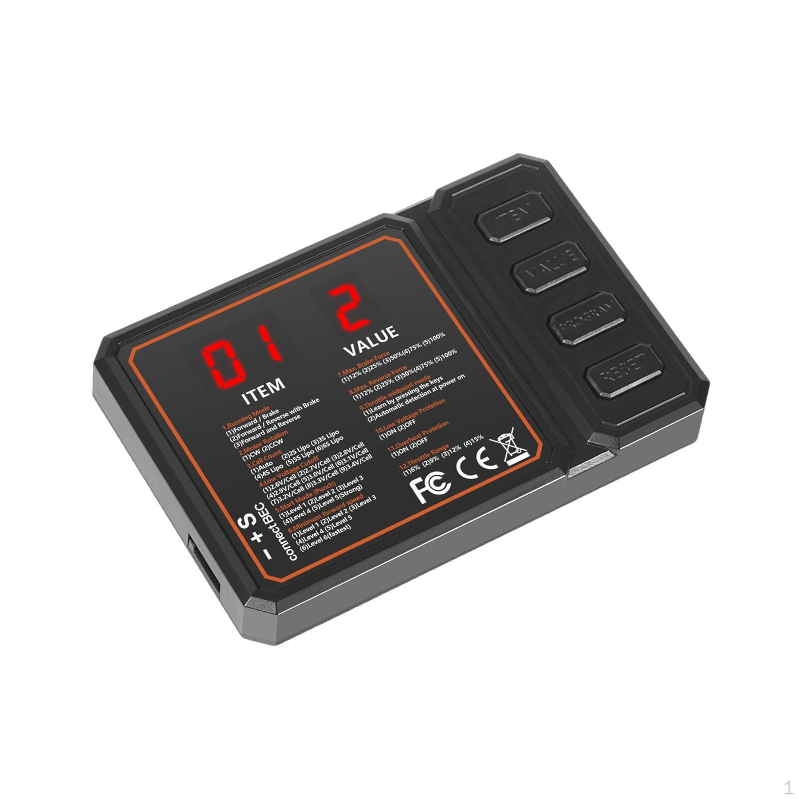 Електричний регулятор швидкості безщіткового двигуна 1/10 RC Car ESC Простий у використанні аксесуар для ремонту та оновлення Style I
Електричний регулятор швидкості безщіткового двигуна 1/10 RC Car ESC Простий у використанні аксесуар для ремонту та оновлення Style I