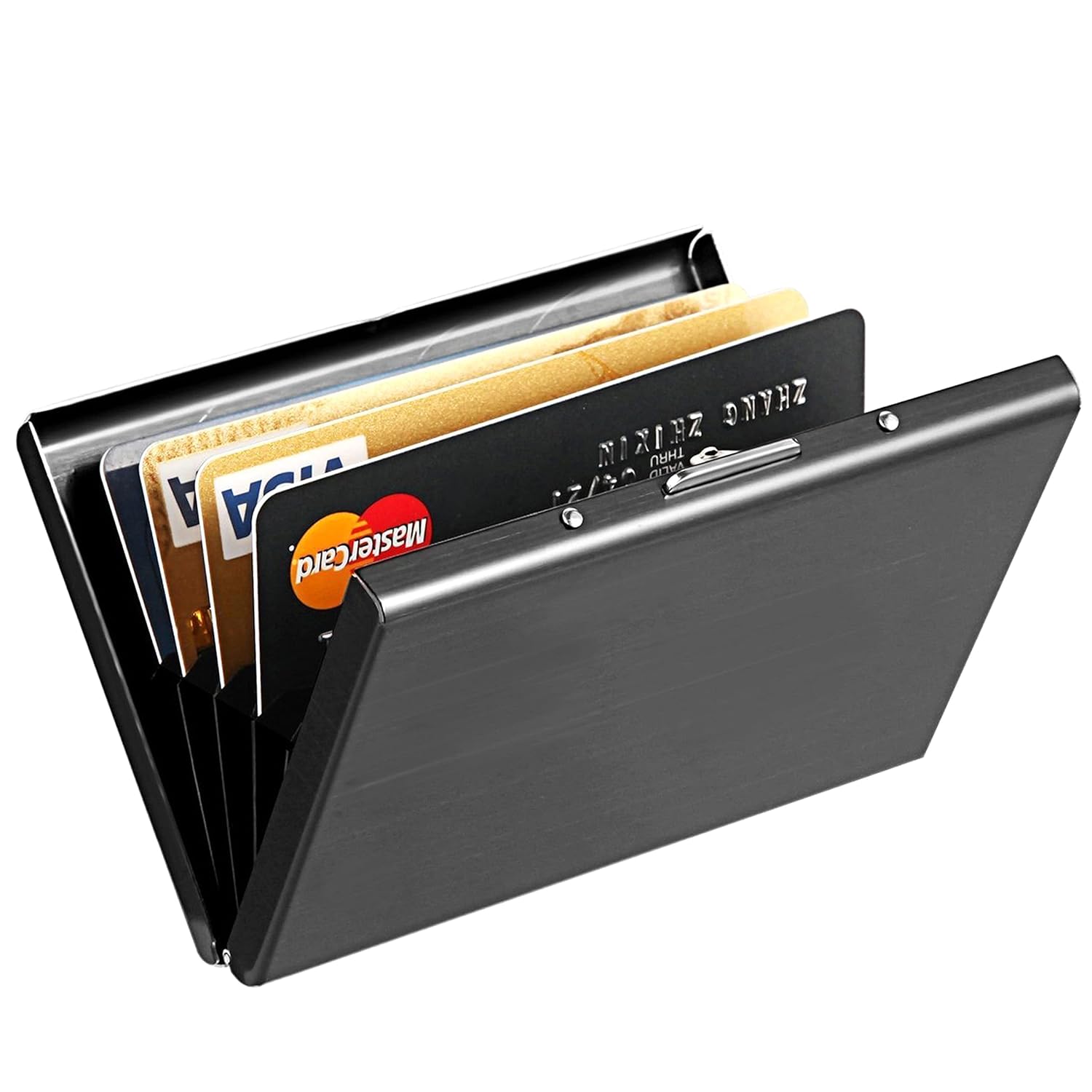Storite 6-слотовый металлический кошелек с защитой RFID для кредитных карт для мужчин и женщин(Блестящий черный, 9,5 х 6,5 х 1,3 см) чёрный
Storite 6-слотовый металлический кошелек с защитой RFID для кредитных карт для мужчин и женщин(Блестящий черный, 9,5 х 6,5 х 1,3 см) чёрный