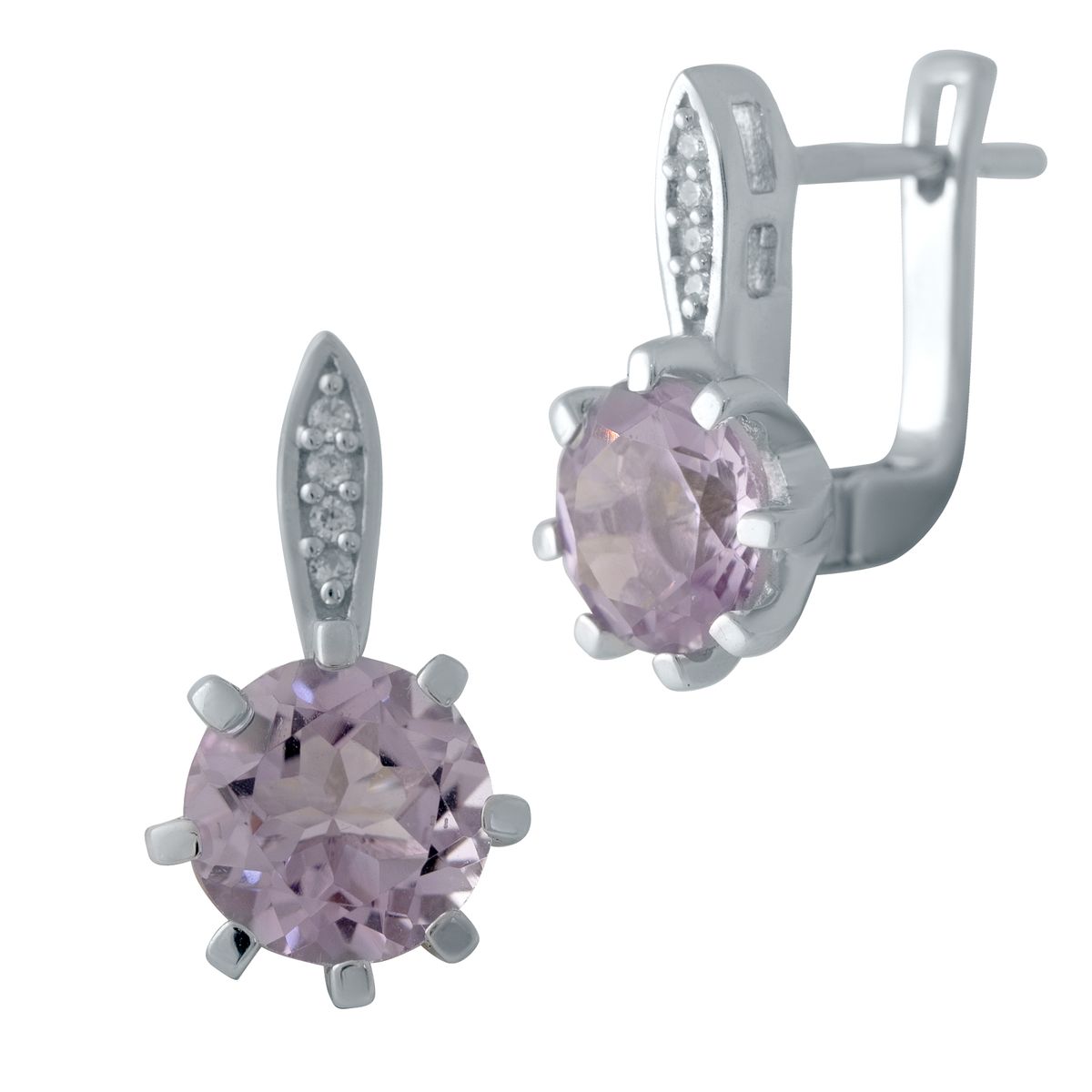 Срібні сережки з натуральним аметистом 3.508ct (2043034) аметист
Срібні сережки з натуральним аметистом 3.508ct (2043034) аметист