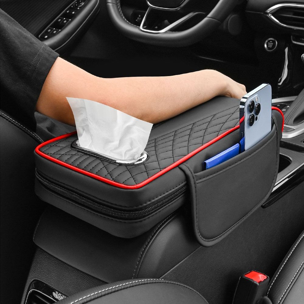 Increased Support Auto Armrest Cover Protective Pad Car Armrest Tissue Holder Trucks 2 in 1-Red
Increased Support Auto Armrest Cover Protective Pad Car Armrest Tissue Holder Trucks 2 in 1-Red