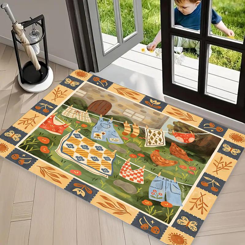 Adorable Rabbit Hand in Hand Dancing Night Forest Carpet Mat Rug Home Decoration Soft Non-slip Floor Mat for Living Room Bedroom 40cm x 60cm
Adorable Rabbit Hand in Hand Dancing Night Forest Carpet Mat Rug Home Decoration Soft Non-slip Floor Mat for Living Room Bedroom 40cm x 60cm