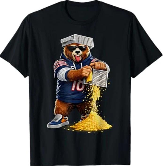 Bear with Cheese Grater Hat and Sunglasses T-Shirt S
Bear with Cheese Grater Hat and Sunglasses T-Shirt S