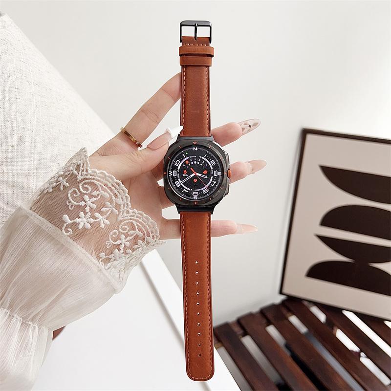 Кожаный ремешок для Samsung Galaxy Watch 7 Ultra 47 мм, быстросъемный браслет, ремешок для часов Galaxy Watch Ultra For Galaxy 7 Ultra 47mm оранжевый
Кожаный ремешок для Samsung Galaxy Watch 7 Ultra 47 мм, быстросъемный браслет, ремешок для часов Galaxy Watch Ultra For Galaxy 7 Ultra 47mm оранжевый