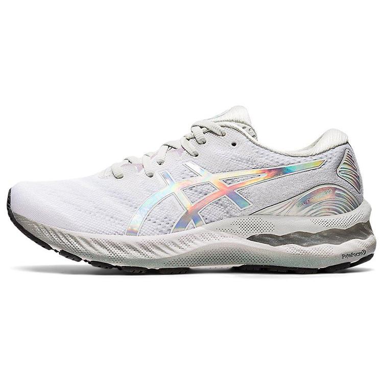 new Asics Gel Nimbus 23 Platinum Women s 37
new Asics Gel Nimbus 23 Platinum Women s 37