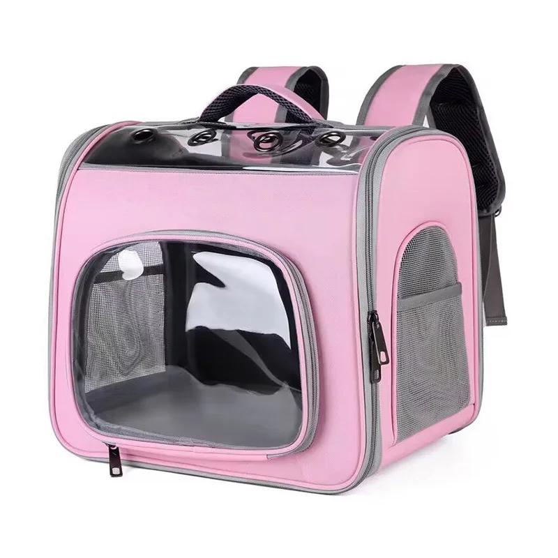 Pet Cat Carrier Bag Outdoor Travel Backpack for Cats Small Dogs Breathable Cat Carrying Bag Suitable for Cats Within 7.5kg рожевий
Pet Cat Carrier Bag Outdoor Travel Backpack for Cats Small Dogs Breathable Cat Carrying Bag Suitable for Cats Within 7.5kg рожевий