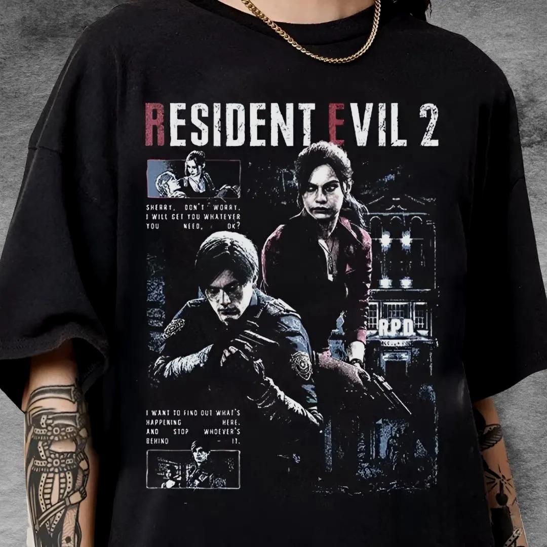 Игра Resident Evil 2 Повседневная Модная Графическая Винтажная Y2K Футболка Женская Унисекс Хлопковая Футболка Летняя Весенняя Оверсайз Новинка Свободные Топы S
Игра Resident Evil 2 Повседневная Модная Графическая Винтажная Y2K Футболка Женская Унисекс Хлопковая Футболка Летняя Весенняя Оверсайз Новинка Свободные Топы S