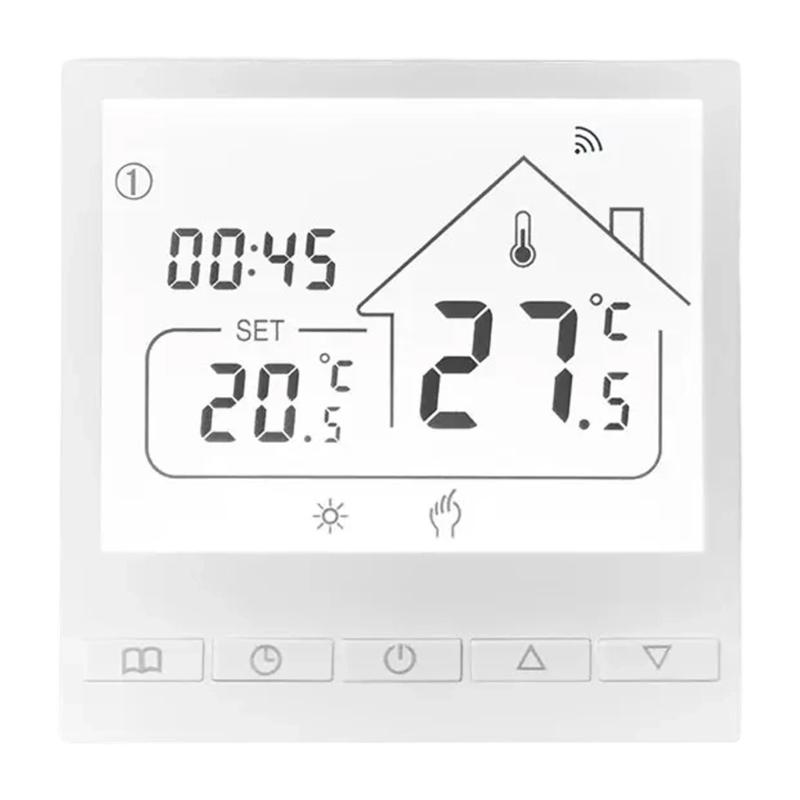 Programmable 3A/16A Electric Heating Thermostat Remote Control Room Temperature Controller Intelligent Wall Thermostat
Programmable 3A/16A Electric Heating Thermostat Remote Control Room Temperature Controller Intelligent Wall Thermostat
