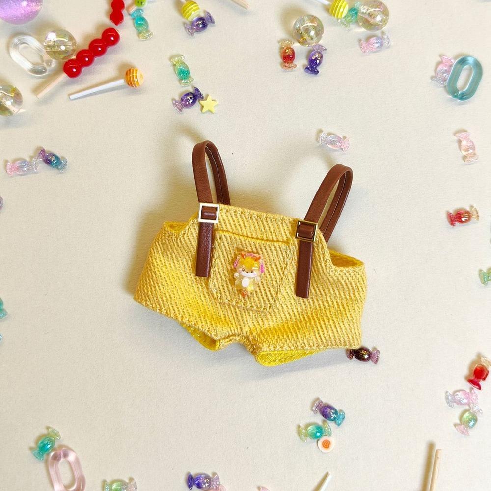 Fashion Doll Pants T-shirt Handmade Strap Shorts Shirt Doll Rompers Outfits For 10cm Cotton Dolls 6
Fashion Doll Pants T-shirt Handmade Strap Shorts Shirt Doll Rompers Outfits For 10cm Cotton Dolls 6