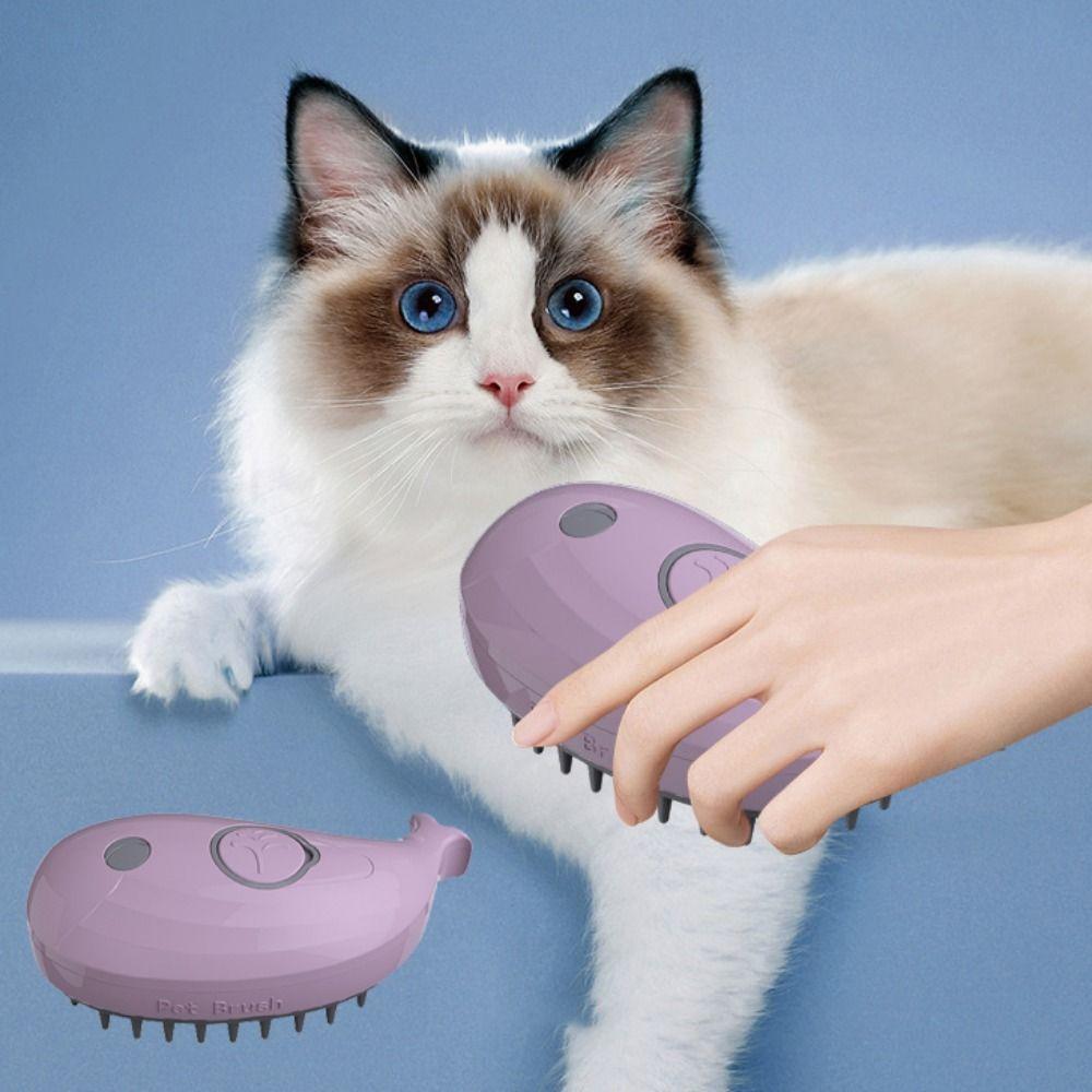 Automatic Cat Steam Brush Electric Pet Grooming Comb Cat Spray Comb Floating Brush For Massage фиолетовый
Automatic Cat Steam Brush Electric Pet Grooming Comb Cat Spray Comb Floating Brush For Massage фиолетовый