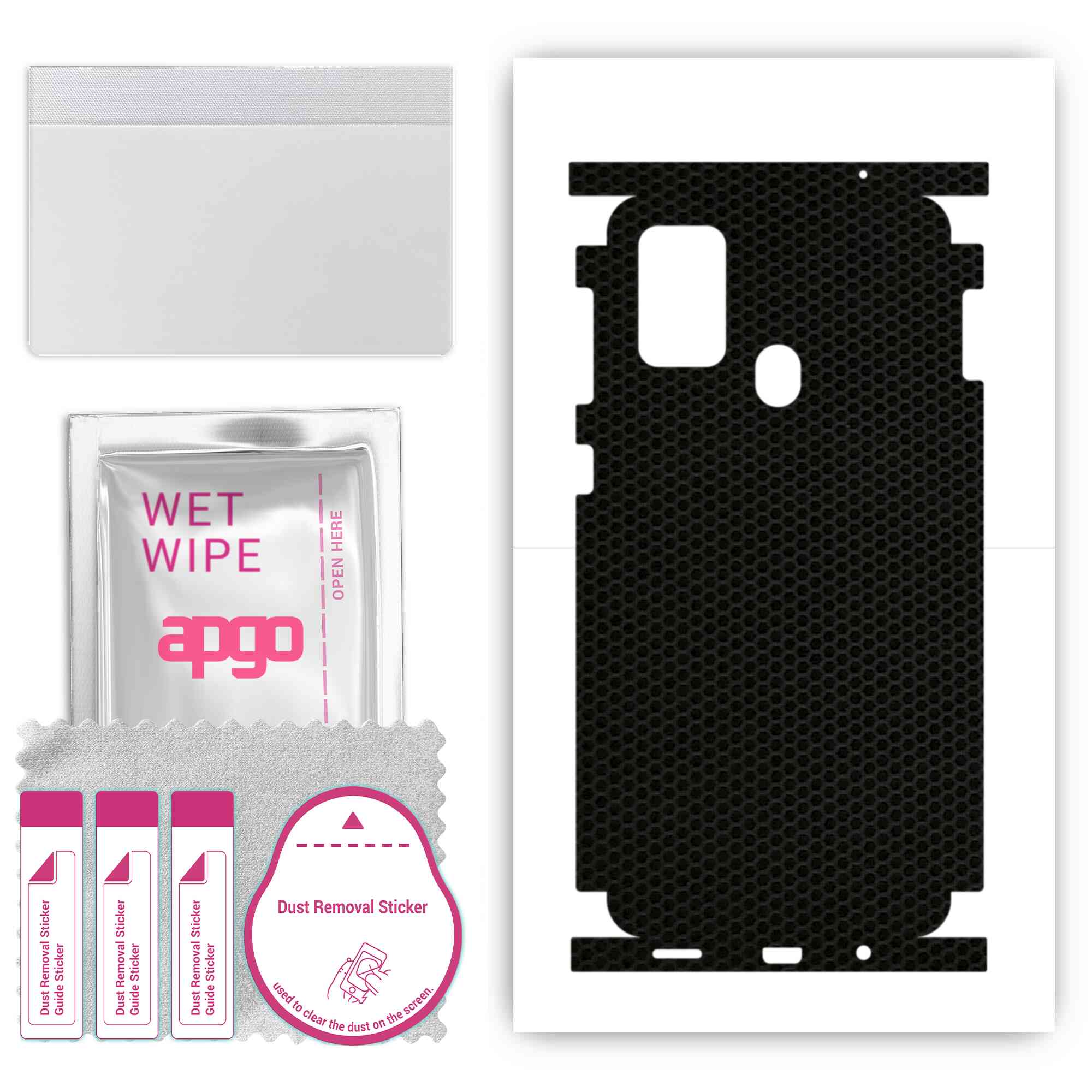 Apgo Protective Skin Sticker for the back+sides compatible with Samsung Galaxy M21s, Full Wrap Film, Foil, Vinyl - Pattern Matrix
Apgo Protective Skin Sticker for the back+sides compatible with Samsung Galaxy M21s, Full Wrap Film, Foil, Vinyl - Pattern Matrix
