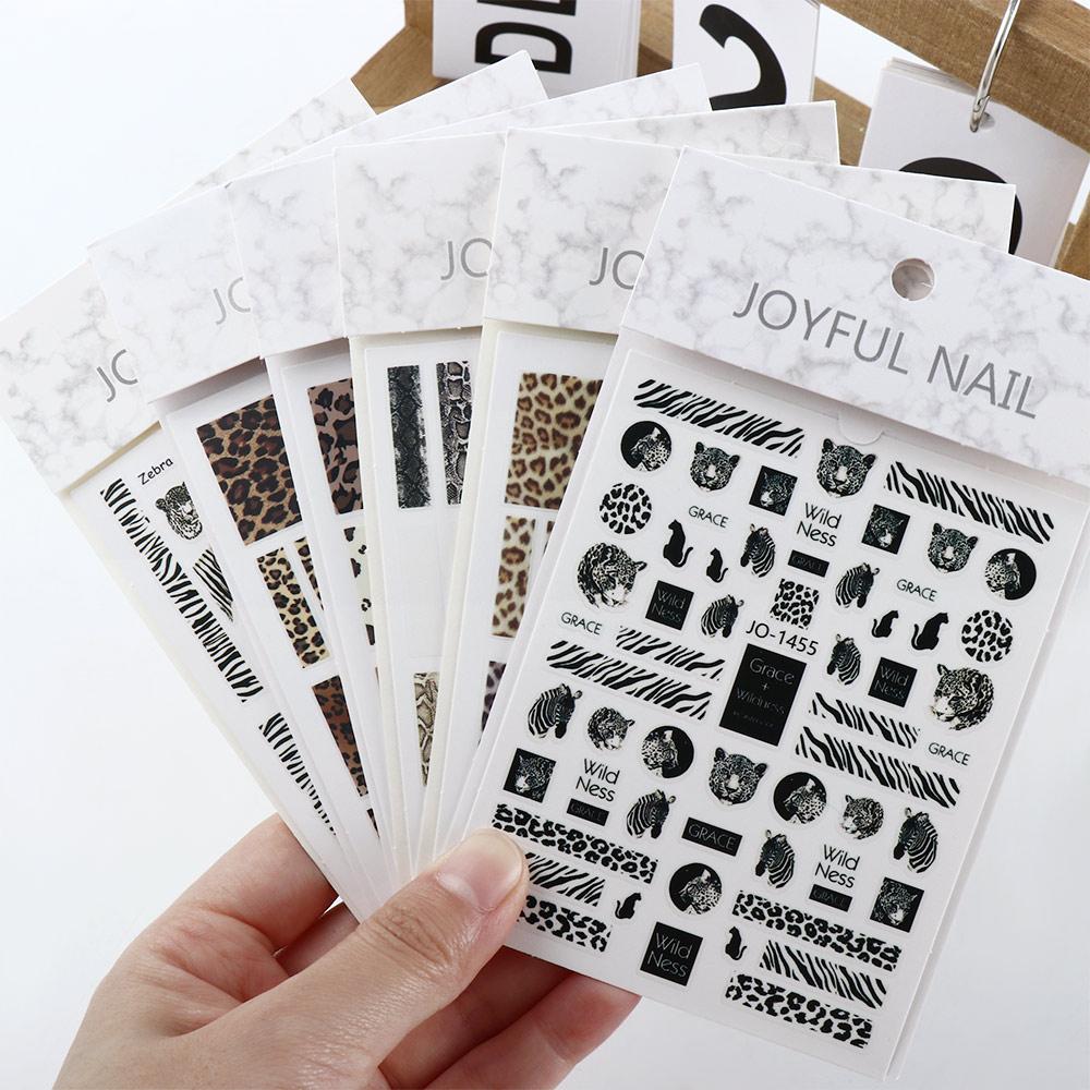 DIY Nail Materials Adhesive Decals 3D Nail Stickers Leopard Nail Sticker Nail Art Decoration 1452
DIY Nail Materials Adhesive Decals 3D Nail Stickers Leopard Nail Sticker Nail Art Decoration 1452