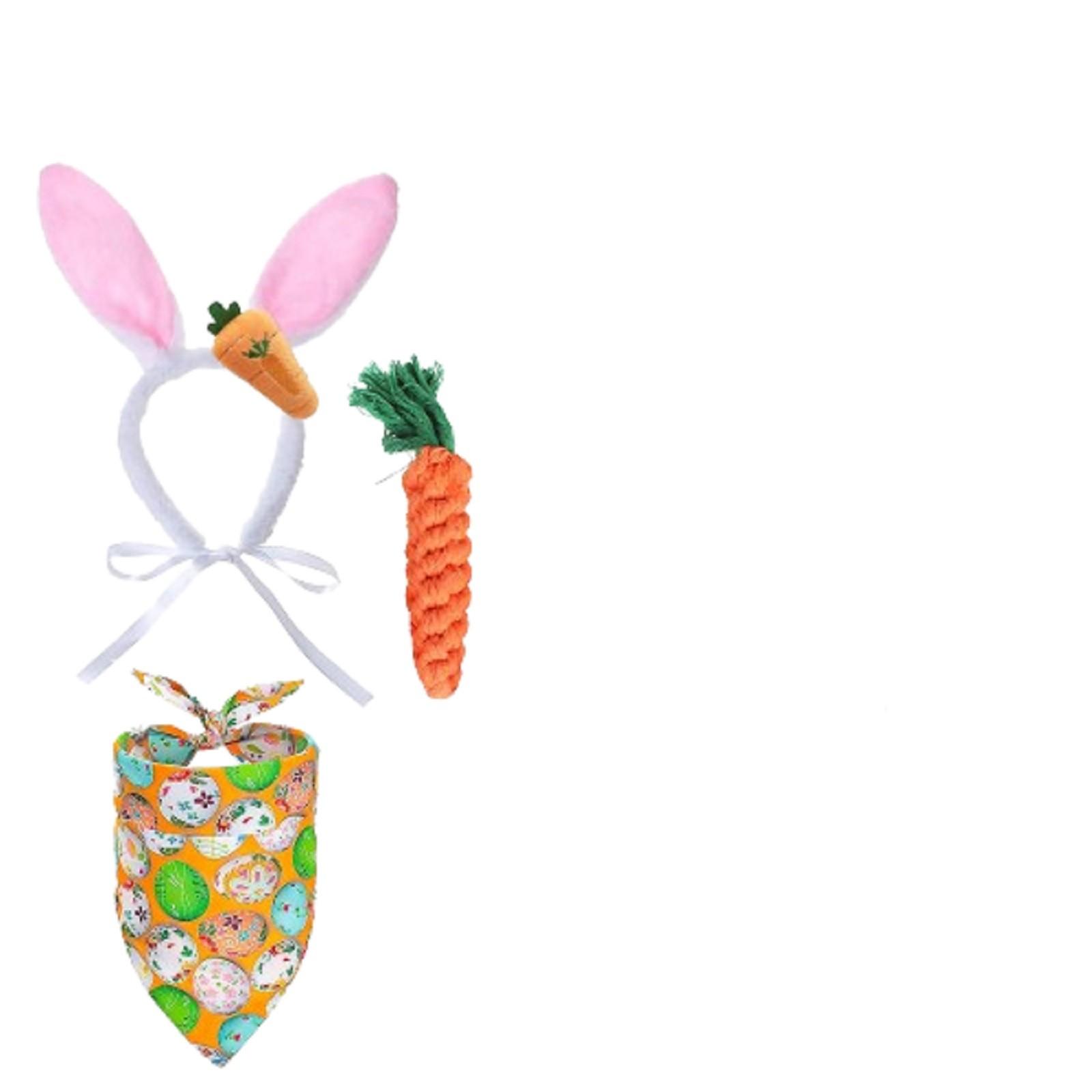 Пасхальный набор для украшения вечеринки для домашних животных, набор для украшения нагрудников для собак, кроликов, повязок на голову One Size белый
Пасхальный набор для украшения вечеринки для домашних животных, набор для украшения нагрудников для собак, кроликов, повязок на голову One Size белый