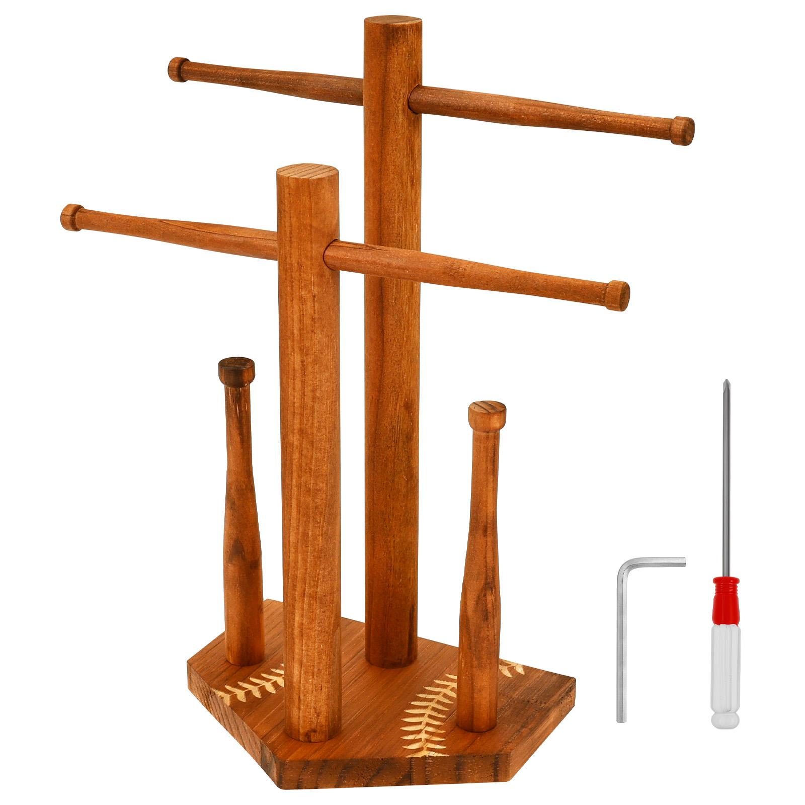 Baseball Ring Holder 2 Layer Wooden Softball Drip Necklace Display Organizer Championship Stacked Ring Stand Present for Player
Baseball Ring Holder 2 Layer Wooden Softball Drip Necklace Display Organizer Championship Stacked Ring Stand Present for Player