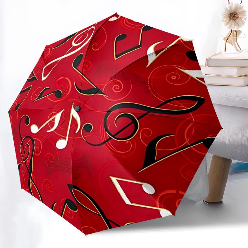 1pc Music Notes Pattern Automatic Folding Umbrella Durable Iron Frame,All Seasons Home Travel Outdoor Multifunctional Umbrella yy251115157
1pc Music Notes Pattern Automatic Folding Umbrella Durable Iron Frame,All Seasons Home Travel Outdoor Multifunctional Umbrella yy251115157