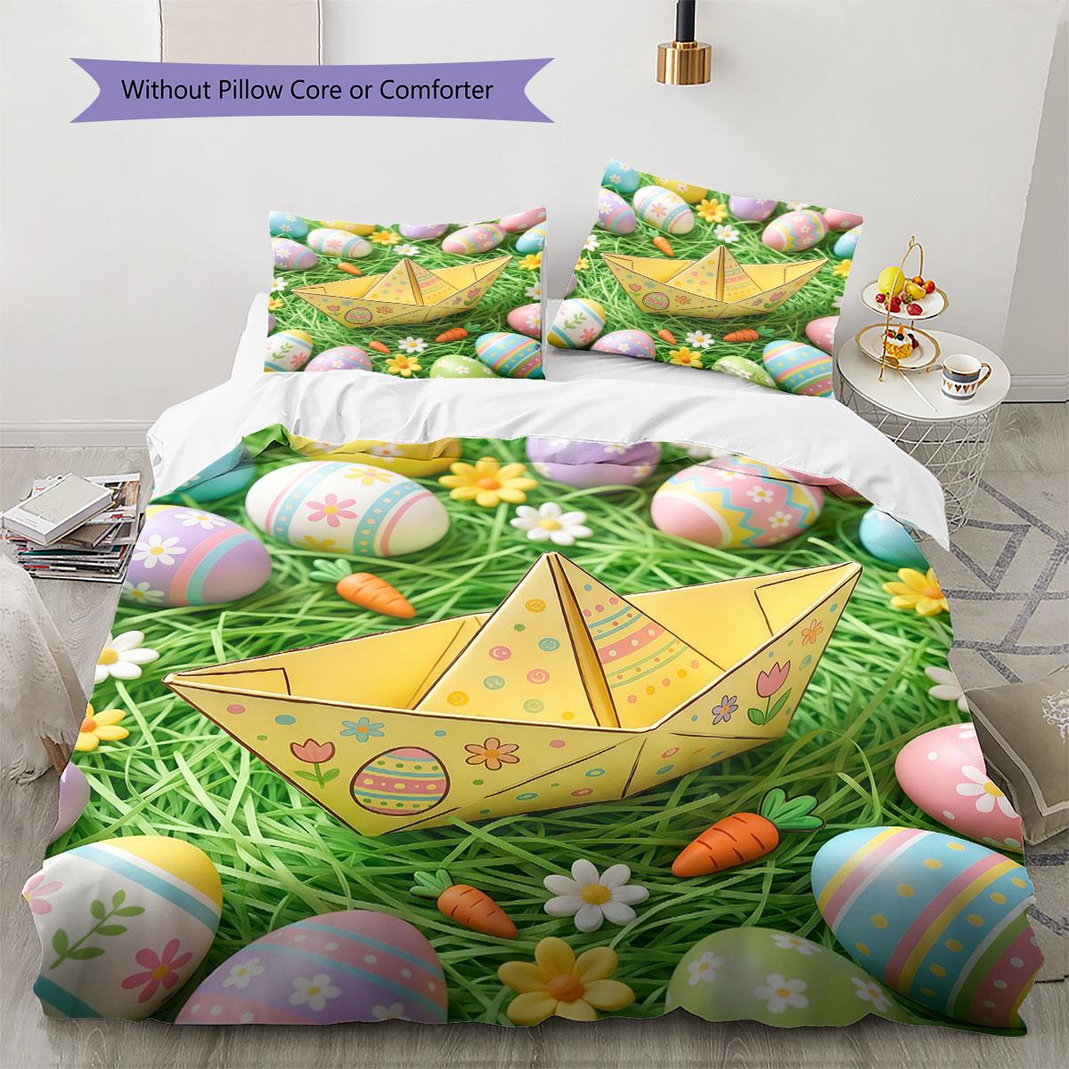 Derry Easter Pattern Bedding Quilt Set Quilt Cover Pillowcase Home Decoration Birthday Gift (1 * duvet cover + 2 * pillowcase, without core) 135x200cm
Derry Easter Pattern Bedding Quilt Set Quilt Cover Pillowcase Home Decoration Birthday Gift (1 * duvet cover + 2 * pillowcase, without core) 135x200cm