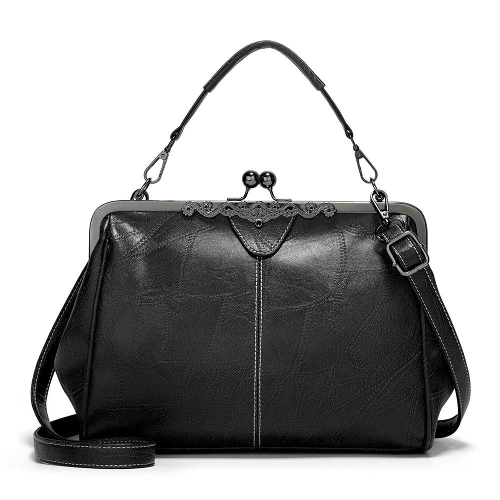 Fashi Women s Clip Bags PU Leather Shoulder Handbag Female Kiss Lock Handbag Vintage Messenger Bag for Women чёрный
Fashi Women s Clip Bags PU Leather Shoulder Handbag Female Kiss Lock Handbag Vintage Messenger Bag for Women чёрный