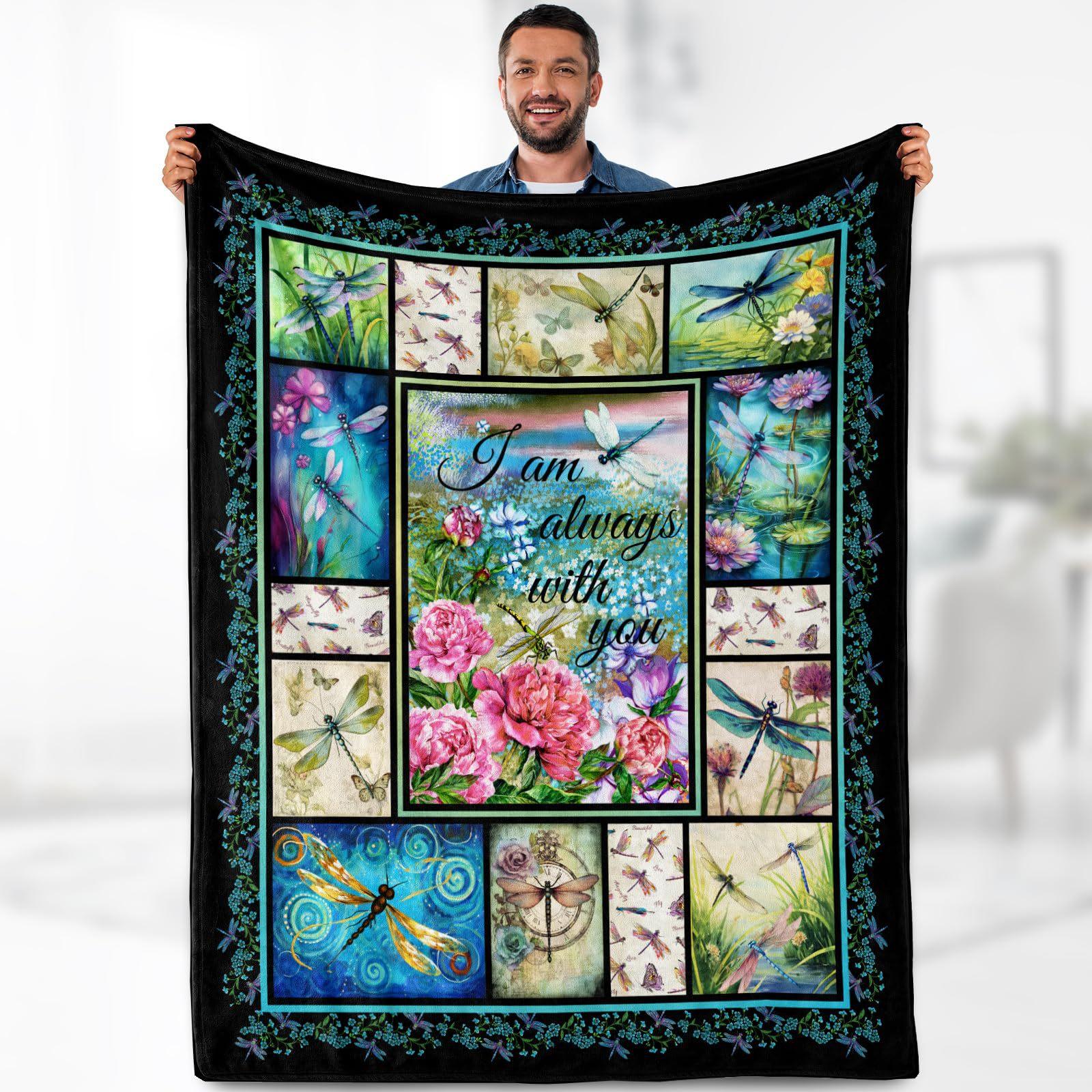 Dragonfly Print Flannel Blanket Office Nap Blanket Air Conditioner Blanket 70x100cm
Dragonfly Print Flannel Blanket Office Nap Blanket Air Conditioner Blanket 70x100cm