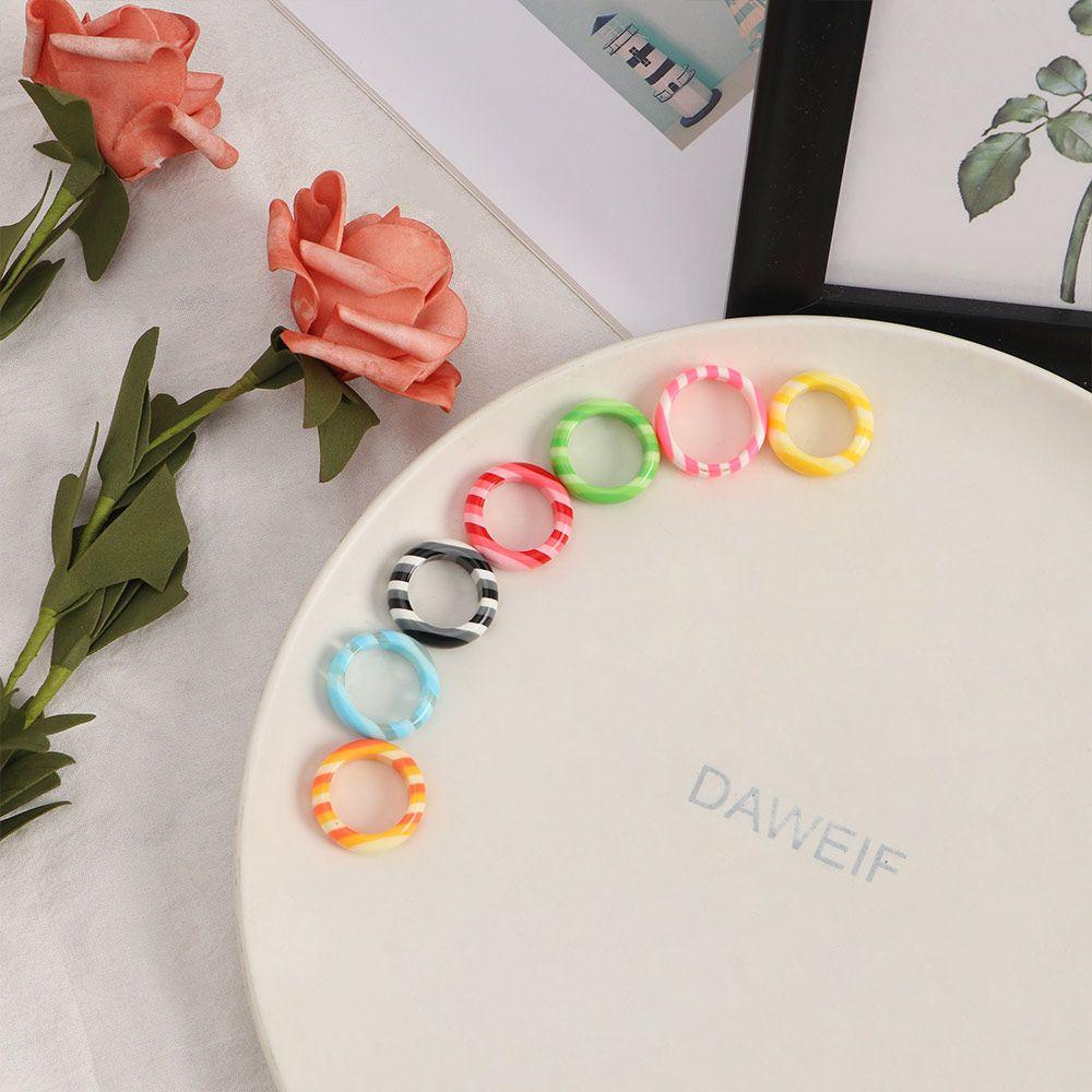 Colorful Vintage Men For Women Acrylic Candy Color Finger Ring Stripe Fashion Jewelry Resin Rings
Colorful Vintage Men For Women Acrylic Candy Color Finger Ring Stripe Fashion Jewelry Resin Rings