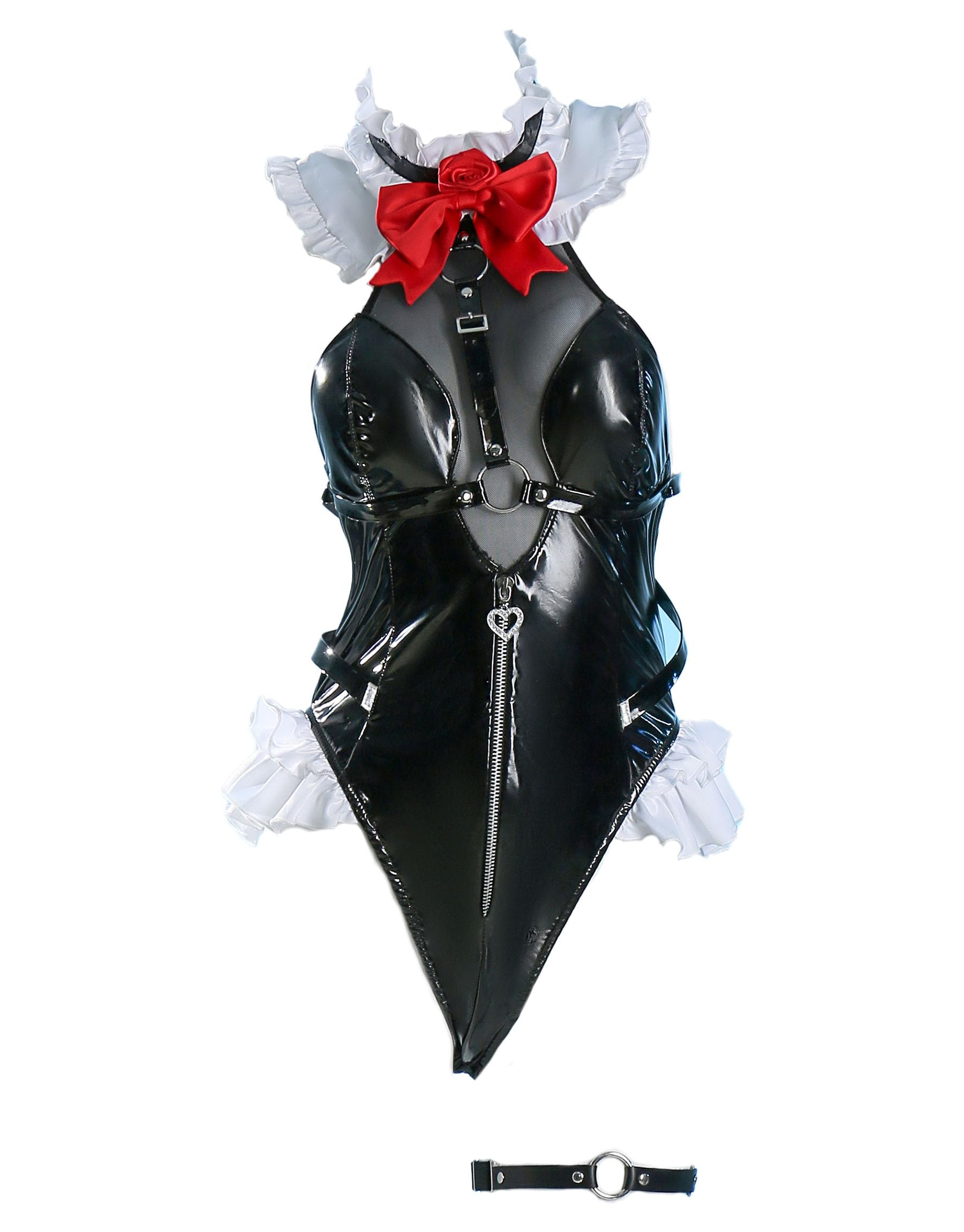 Adult Beauty Goddess Gothic Lolita Girl Anime Game Cool Cute Moe Sexy Open Chest Bodysuit Leotard Gothic Lolita Clothes Waiter Uniform Cosplay Costume
Adult Beauty Goddess Gothic Lolita Girl Anime Game Cool Cute Moe Sexy Open Chest Bodysuit Leotard Gothic Lolita Clothes Waiter Uniform Cosplay Costume