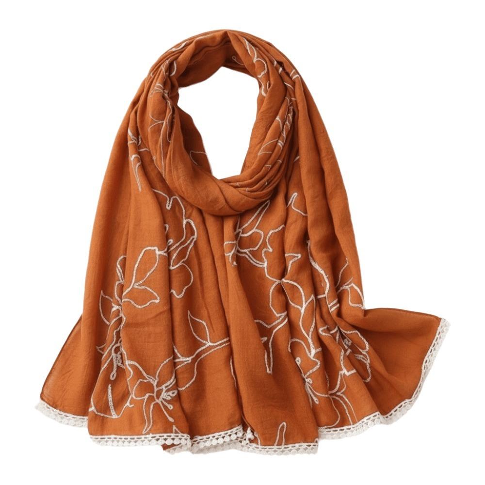 Literary Elegant Hijab Scarf Flower Embroidery Thin Sunscreen Shawl Soft Plain Design Shawls Wraps for Women червоний
Literary Elegant Hijab Scarf Flower Embroidery Thin Sunscreen Shawl Soft Plain Design Shawls Wraps for Women червоний