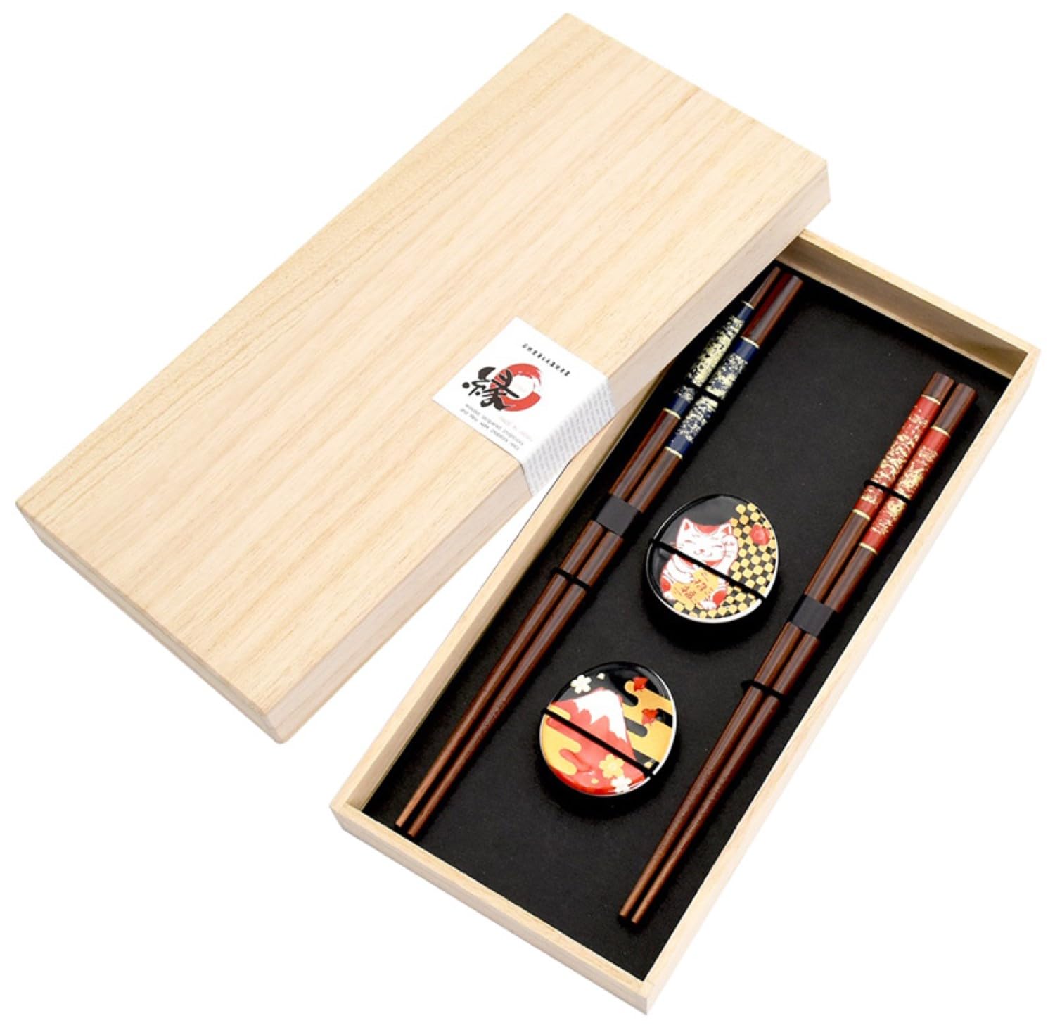 Ceramic Indigo RINPA Lucky Chopstick Rest Chopstick Set Cat Fuji W26 D12 41104 & & Mt. Size Approx. H2.5
Ceramic Indigo RINPA Lucky Chopstick Rest Chopstick Set Cat Fuji W26 D12 41104 & & Mt. Size Approx. H2.5