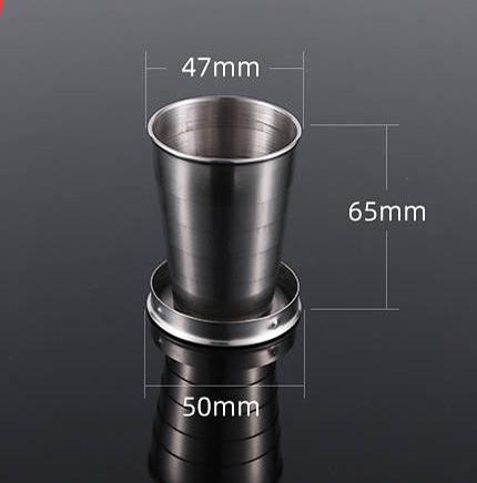 Stainless Steel Folding Cup Portable Water Drinking Telescopic Collapsible Cups for Outdoor Travel with Keychain Shot Glass
Stainless Steel Folding Cup Portable Water Drinking Telescopic Collapsible Cups for Outdoor Travel with Keychain Shot Glass