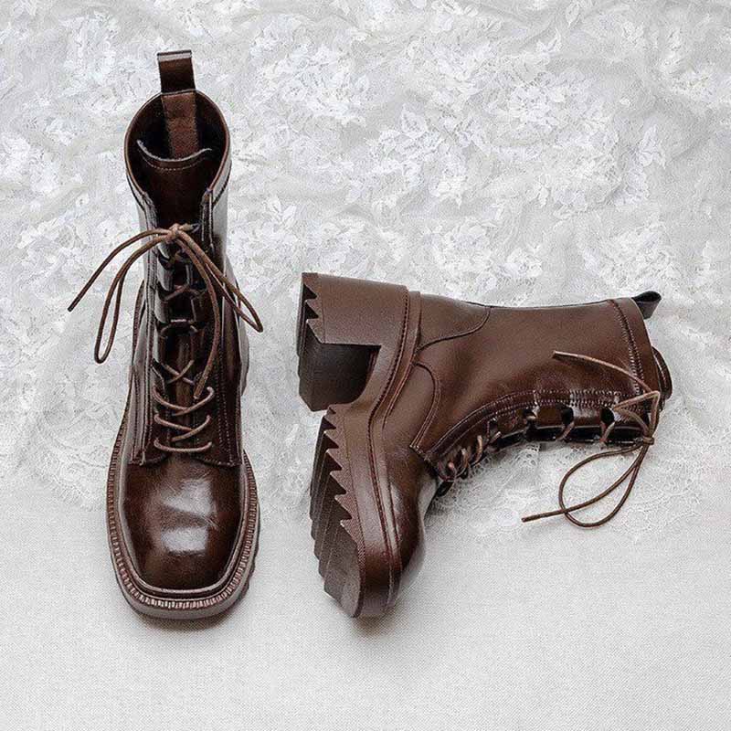 Короткие сапоги в английском стиле на осень и зиму, женские ретро-узкие модные сапоги, повседневная женская обувь на шнуровке 35 коричневый
Короткие сапоги в английском стиле на осень и зиму, женские ретро-узкие модные сапоги, повседневная женская обувь на шнуровке 35 коричневый
