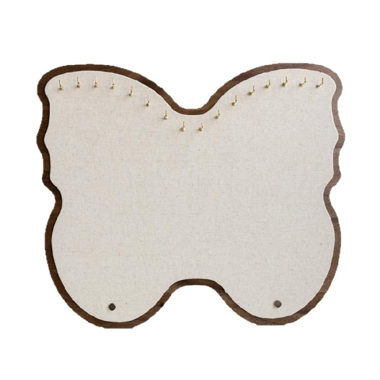 Modern Jewelry Organizers Butterfly Shaped Wall Decors Wood Linen Fabric Display Panel For Bracelet Necklace Storage 1
Modern Jewelry Organizers Butterfly Shaped Wall Decors Wood Linen Fabric Display Panel For Bracelet Necklace Storage 1