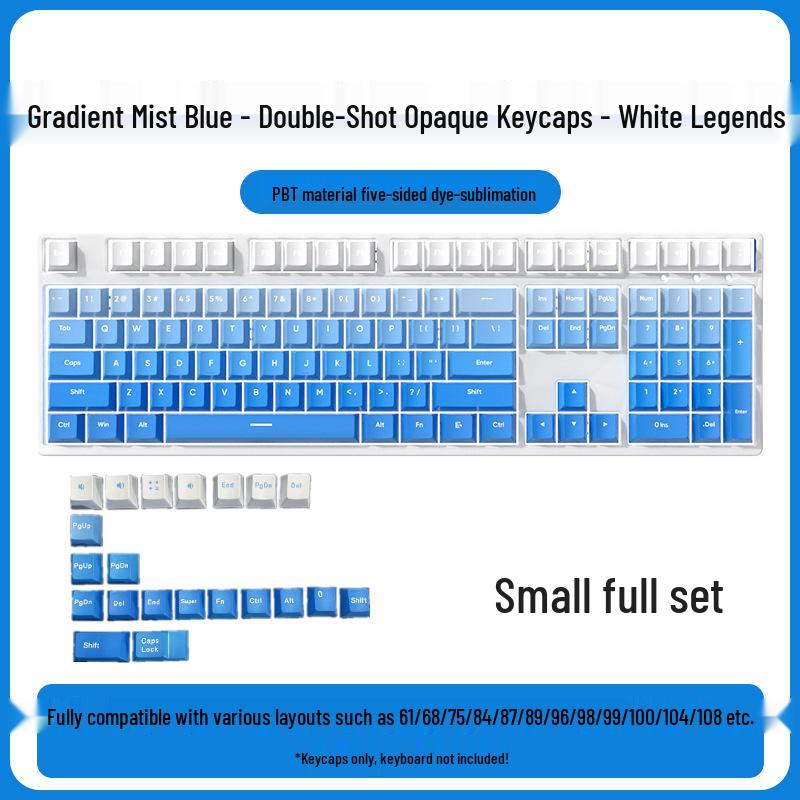 Yin Ren PBT Seagrass Keycaps: Translucent, Side-Engraved, Dye-Sublimated Gradient Colors, Personalized Original Height.
Yin Ren PBT Seagrass Keycaps: Translucent, Side-Engraved, Dye-Sublimated Gradient Colors, Personalized Original Height.