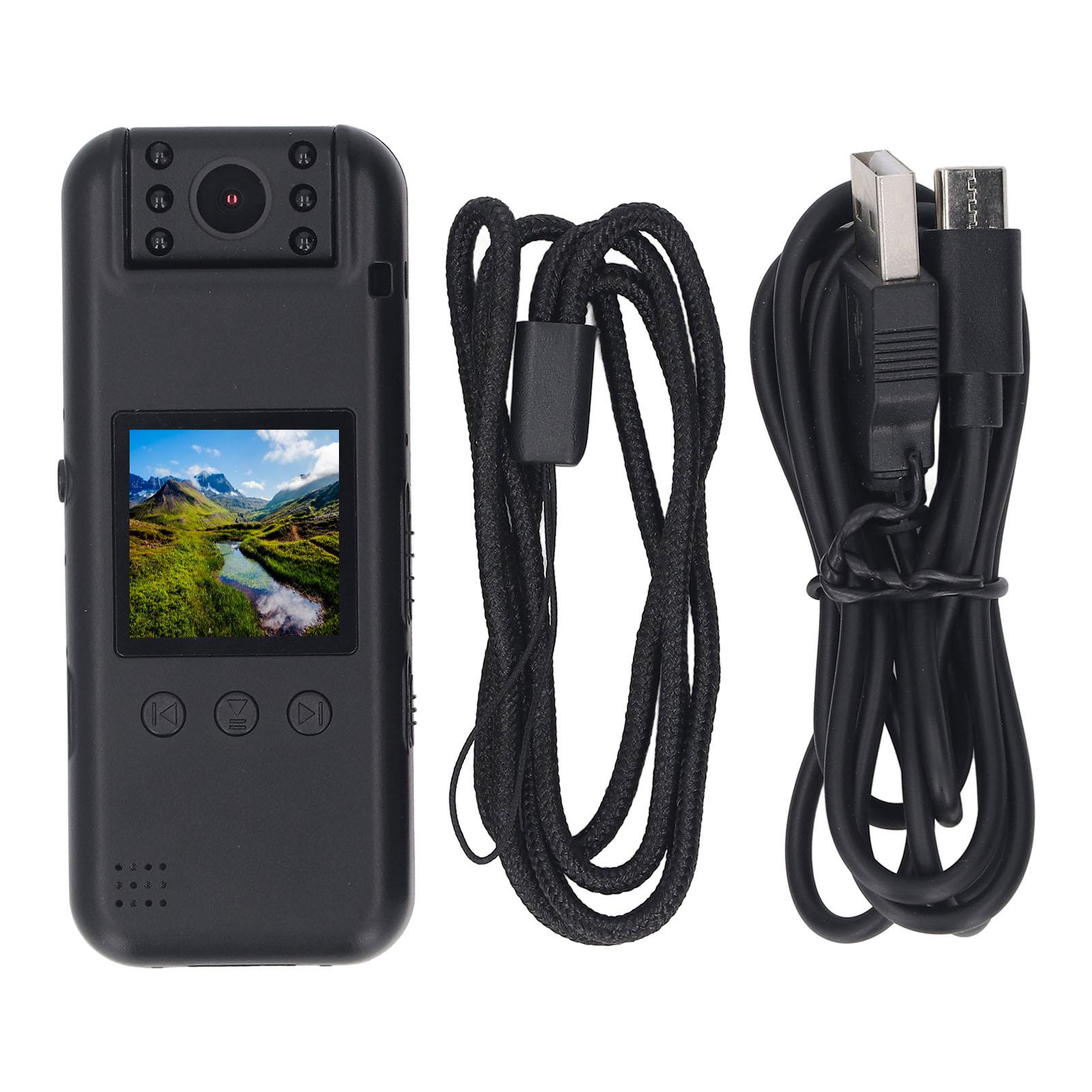 Body Worn Camera 2304x1296P Back Clip Magnetic Small Wearable Camera with 180 Degree Rotatable Lens
Body Worn Camera 2304x1296P Back Clip Magnetic Small Wearable Camera with 180 Degree Rotatable Lens