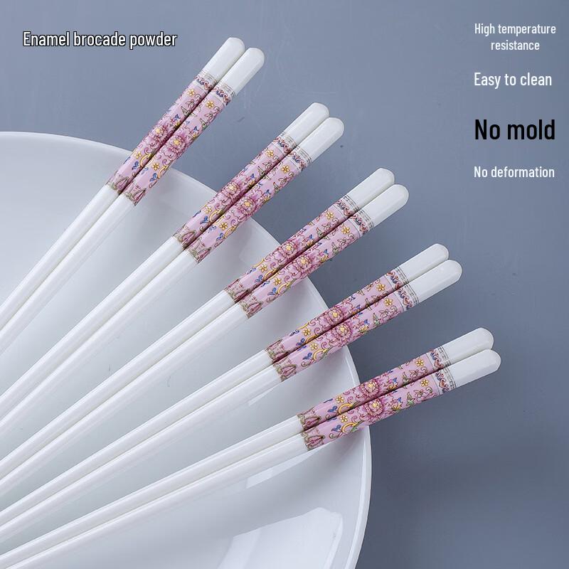 Jingdezhen Enamel Bone China Chopsticks - 10 Pairs
Jingdezhen Enamel Bone China Chopsticks - 10 Pairs