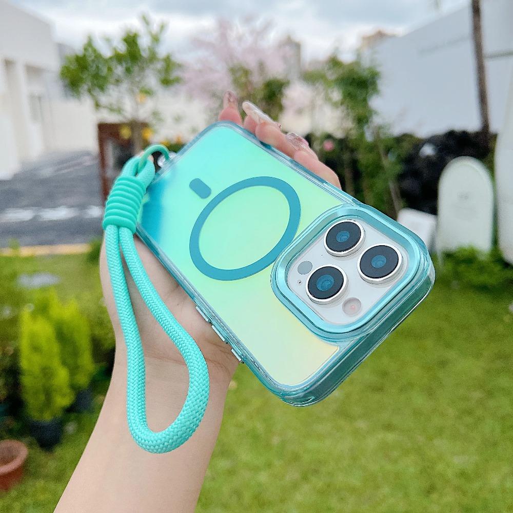 Luxury Laser Gradient Magnetic Lanyard Phone Case For iPhone 17 Air 16 15 14 13 11 12 Pro Max Plus for Magsafe Shockproof Cover iPhone 15 Pro Max зелений
Luxury Laser Gradient Magnetic Lanyard Phone Case For iPhone 17 Air 16 15 14 13 11 12 Pro Max Plus for Magsafe Shockproof Cover iPhone 15 Pro Max зелений