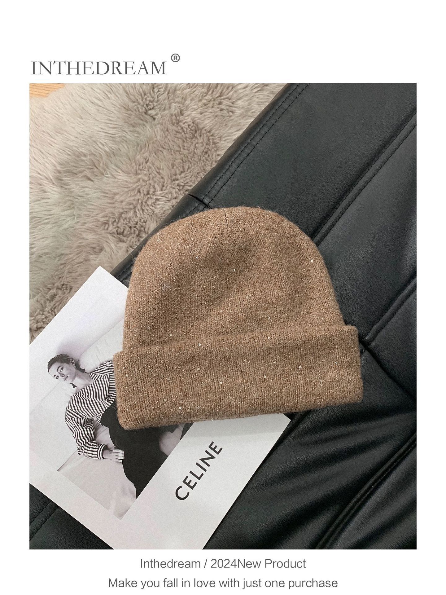 New cold hat autumn and winter fashion show face small bag head hat stack hat girl sparkle knitted hat show face small knitting One size fits all
New cold hat autumn and winter fashion show face small bag head hat stack hat girl sparkle knitted hat show face small knitting One size fits all