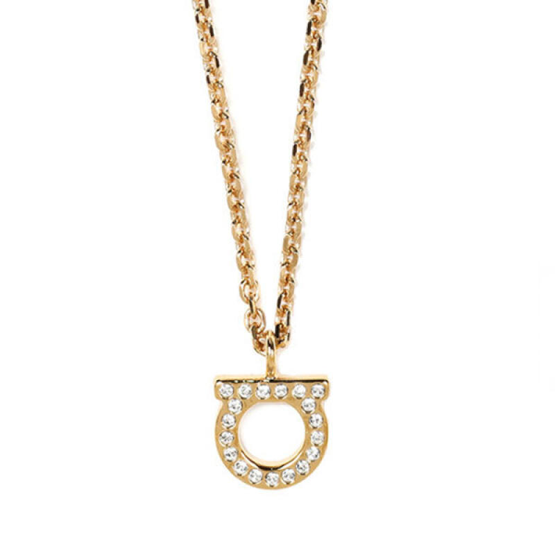 Salvatore Ferragamo Gancini Crystal Necklace Gold 760131 696654 760131 696654
Salvatore Ferragamo Gancini Crystal Necklace Gold 760131 696654 760131 696654
