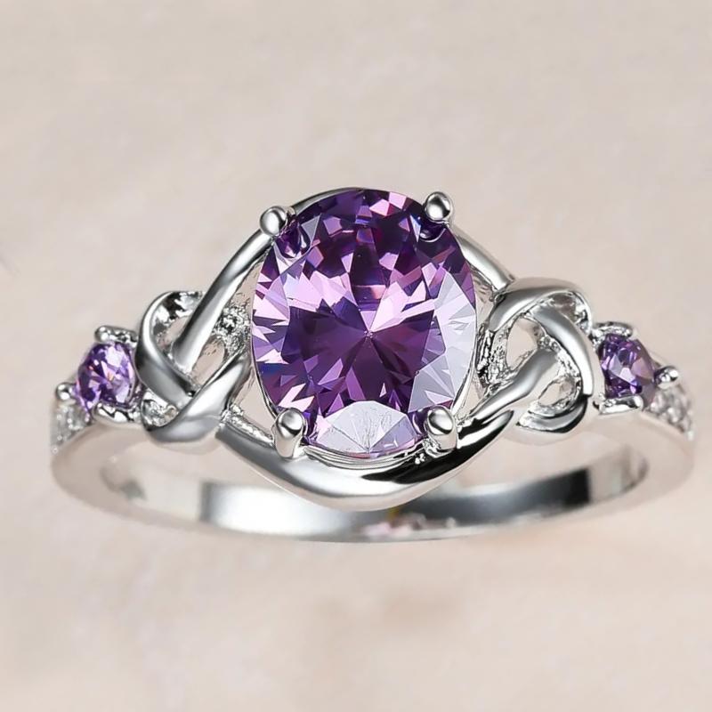 CAOSHI Aesthetic Female Charming Ring with Purple Cubic Zirconia Crystal Copper Color Finger Zircon for Anniversary Ceremony 10
CAOSHI Aesthetic Female Charming Ring with Purple Cubic Zirconia Crystal Copper Color Finger Zircon for Anniversary Ceremony 10
