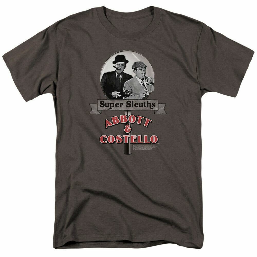 Abbott and Costello Super Sleuths T Shirt Mens License TV Comedy Tee Charcoal XXXXL
Abbott and Costello Super Sleuths T Shirt Mens License TV Comedy Tee Charcoal XXXXL