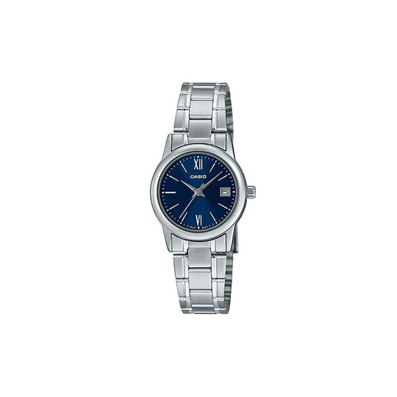 Casio CASIOSTANDARD series simple business small round watch casual versatile small dial date display waterproof quartz movement LTP-V002D-2B3 синий
Casio CASIOSTANDARD series simple business small round watch casual versatile small dial date display waterproof quartz movement LTP-V002D-2B3 синий