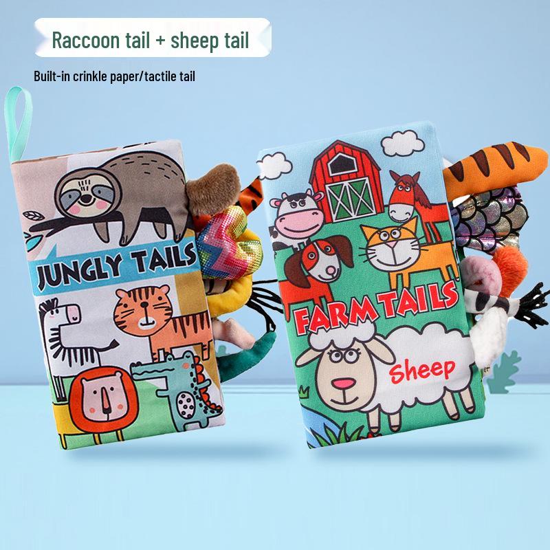 Aipinqi Animal Tail Cloth Book: Sound & Tear-Resistant Early Education Toy for Infants and Toddlers
Aipinqi Animal Tail Cloth Book: Sound & Tear-Resistant Early Education Toy for Infants and Toddlers