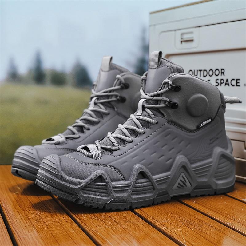 Men s Martin boots trendy new high-top thick-soled non-slip outdoor hiking boots men s boots mountaineering 44 хакі
Men s Martin boots trendy new high-top thick-soled non-slip outdoor hiking boots men s boots mountaineering 44 хакі