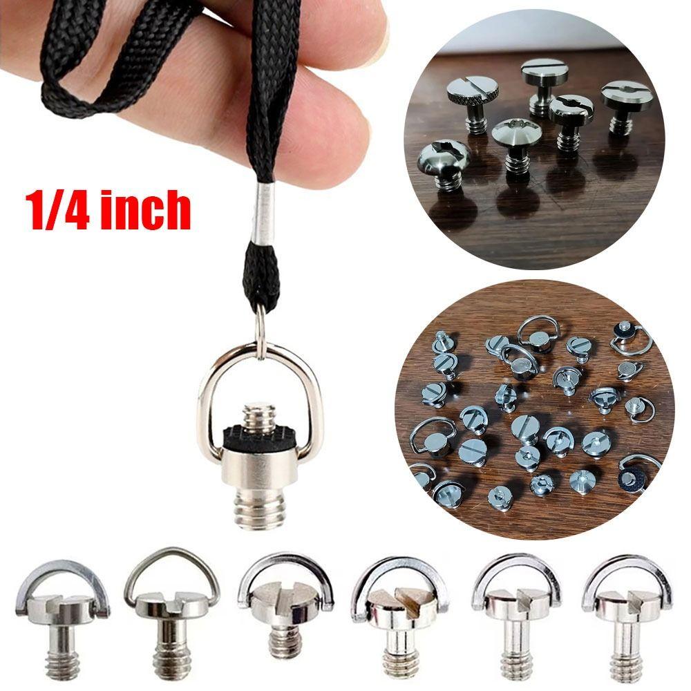 1Pcs Dslr Photo Plate Adapter Screw For Tripod Monopod Ballhead D-ring New Camera Mount Screw S10
1Pcs Dslr Photo Plate Adapter Screw For Tripod Monopod Ballhead D-ring New Camera Mount Screw S10